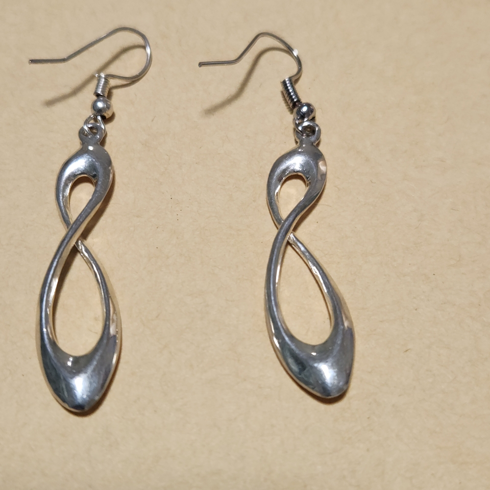 Tiffany & Co. Silver Infinity Earrings